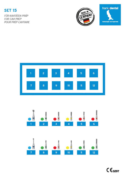 Set 15 - Für Kavitäten Präp